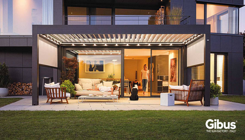 Pergola bioclimatica Med Twist Gibus