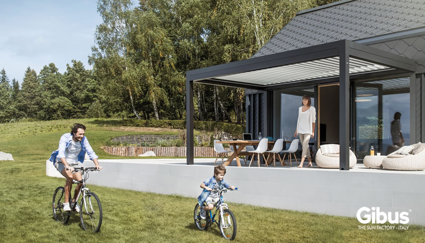 Pergola bioclimatica Med Twist Gibus