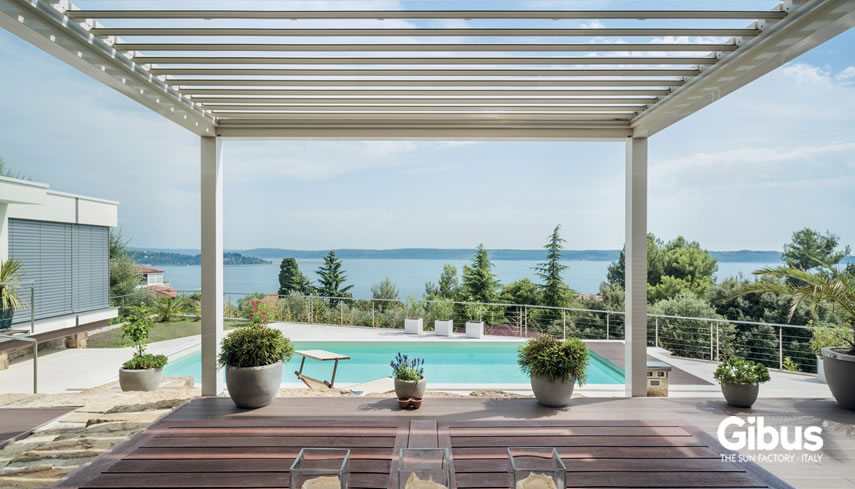 Pergola bioclimatica Med Twist Gibus