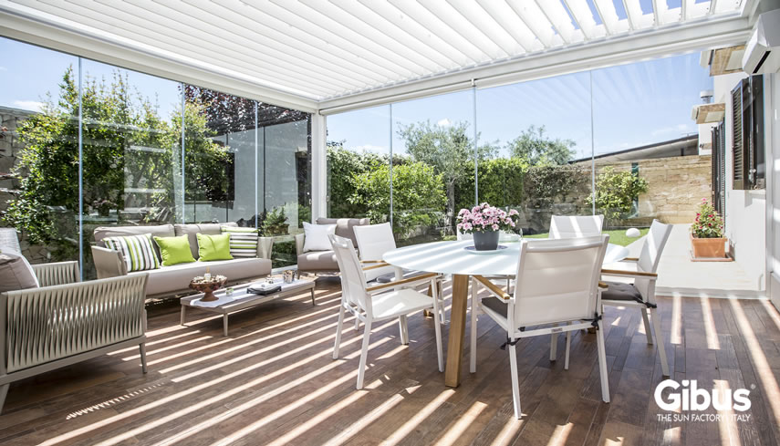 Pergola bioclimatica Med Twist Gibus
