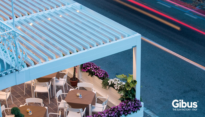 Pergola bioclimatica Med Twist Gibus