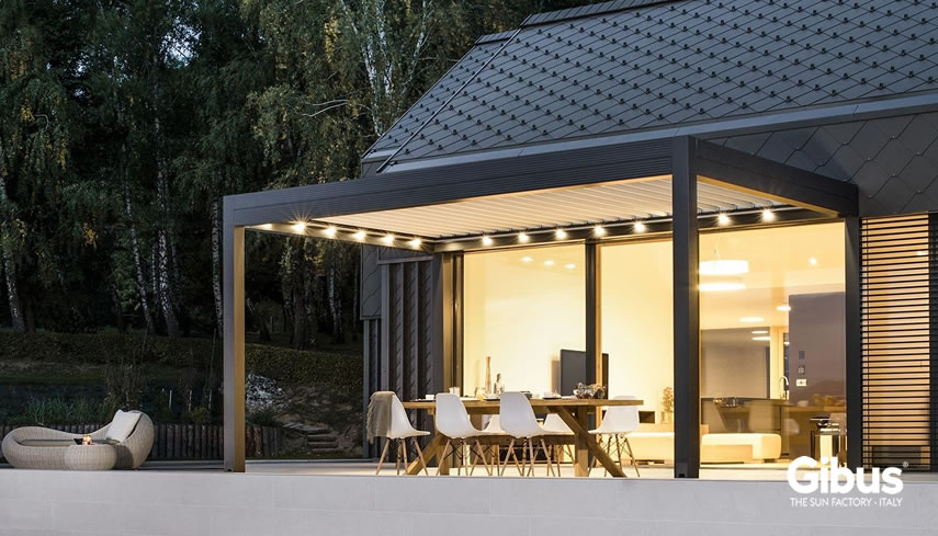 Pergola bioclimatica Med Twist Gibus