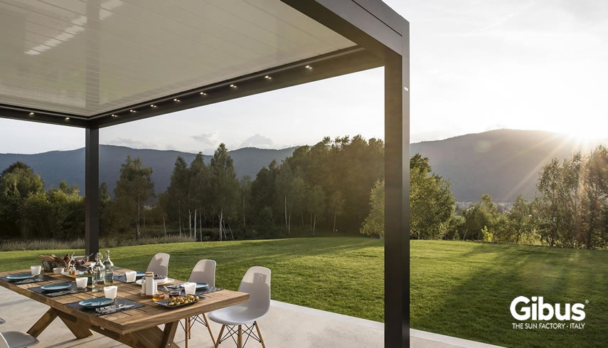 Pergola bioclimatica Med Twist Gibus