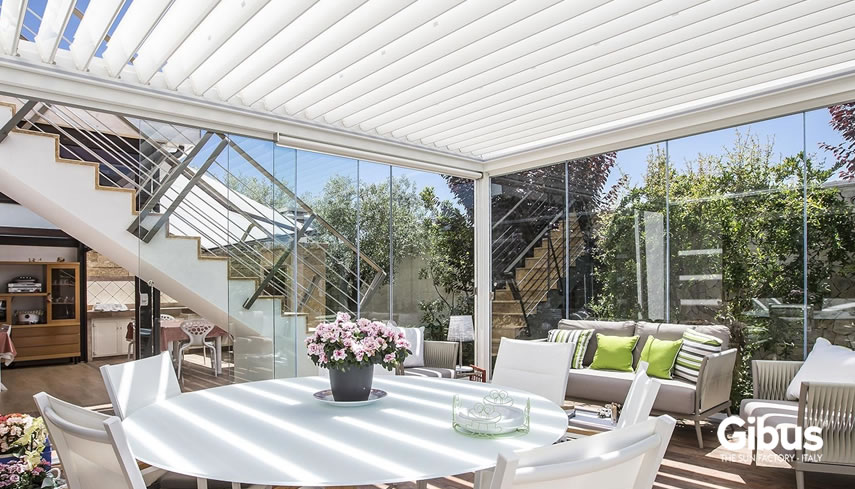 Pergola bioclimatica Med Twist Gibus