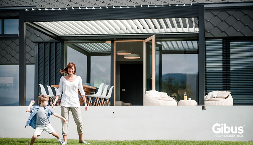 Pergola bioclimatica Med Twist Gibus