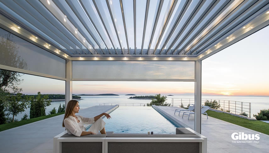 Pergola bioclimatica Med Varia Gibus