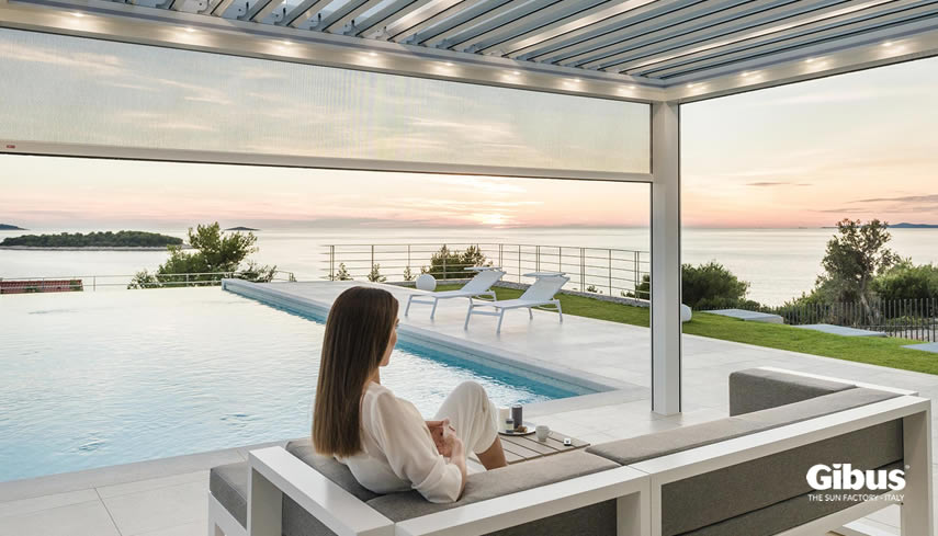 Pergola bioclimatica Med Varia Gibus